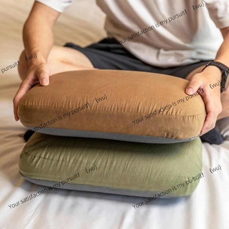 ZOCI-Outdoor Camping Pillow Memory Foam Travel Cervical Pillow Portable Lunch Break Pillow Slow Rebound Memory