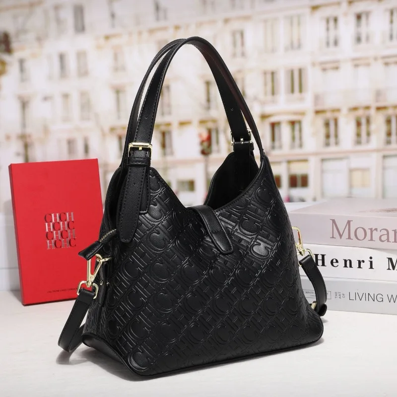 

2025 New Crossbody Bucket Bag Vintage Style Fashionable Small Shoulder Bag with Long Strap for Women Daily Use