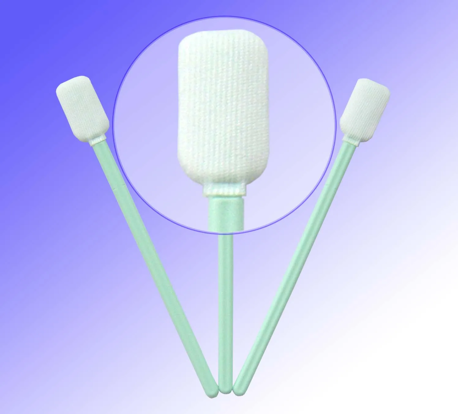 100Pcs ESD Polyester Stick Cleaning Swab Multi-purpose Cloth Tip Cleaning Swab Wear-Resistant Water Absorption Industry Supply