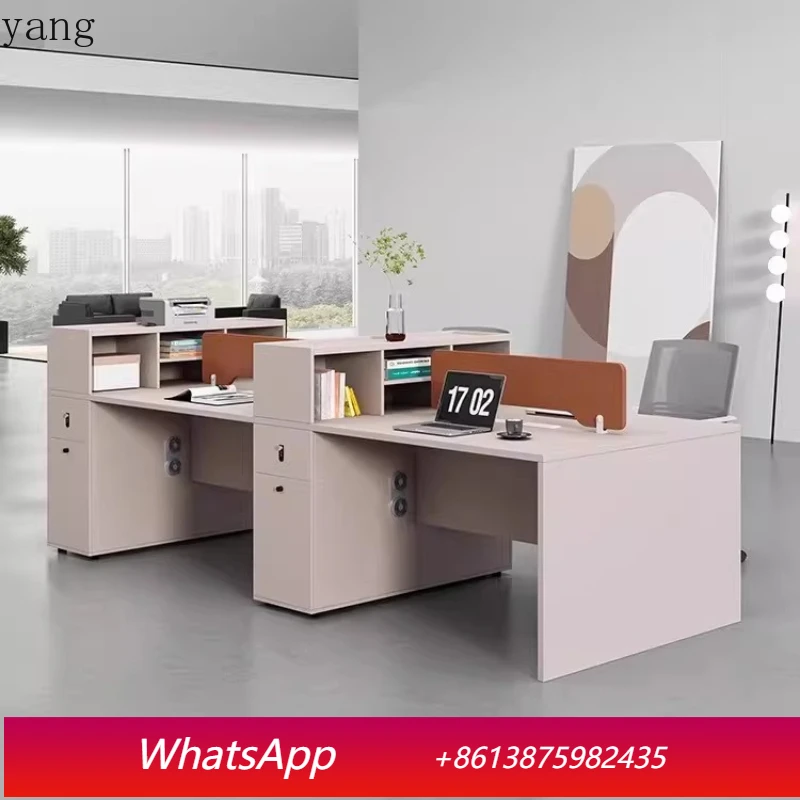 

MM staff desk simple card seat finance room staff seat office desk and chair combination