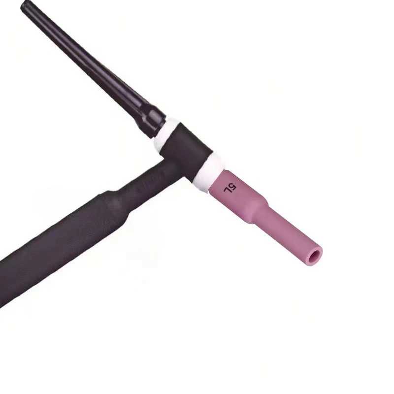 

Керамическое сопло 10N для аргонодуговой сварки, аксессуары для сварочных горелок WP17/18/26, удлиненное керамическое сопло 5X55 мм