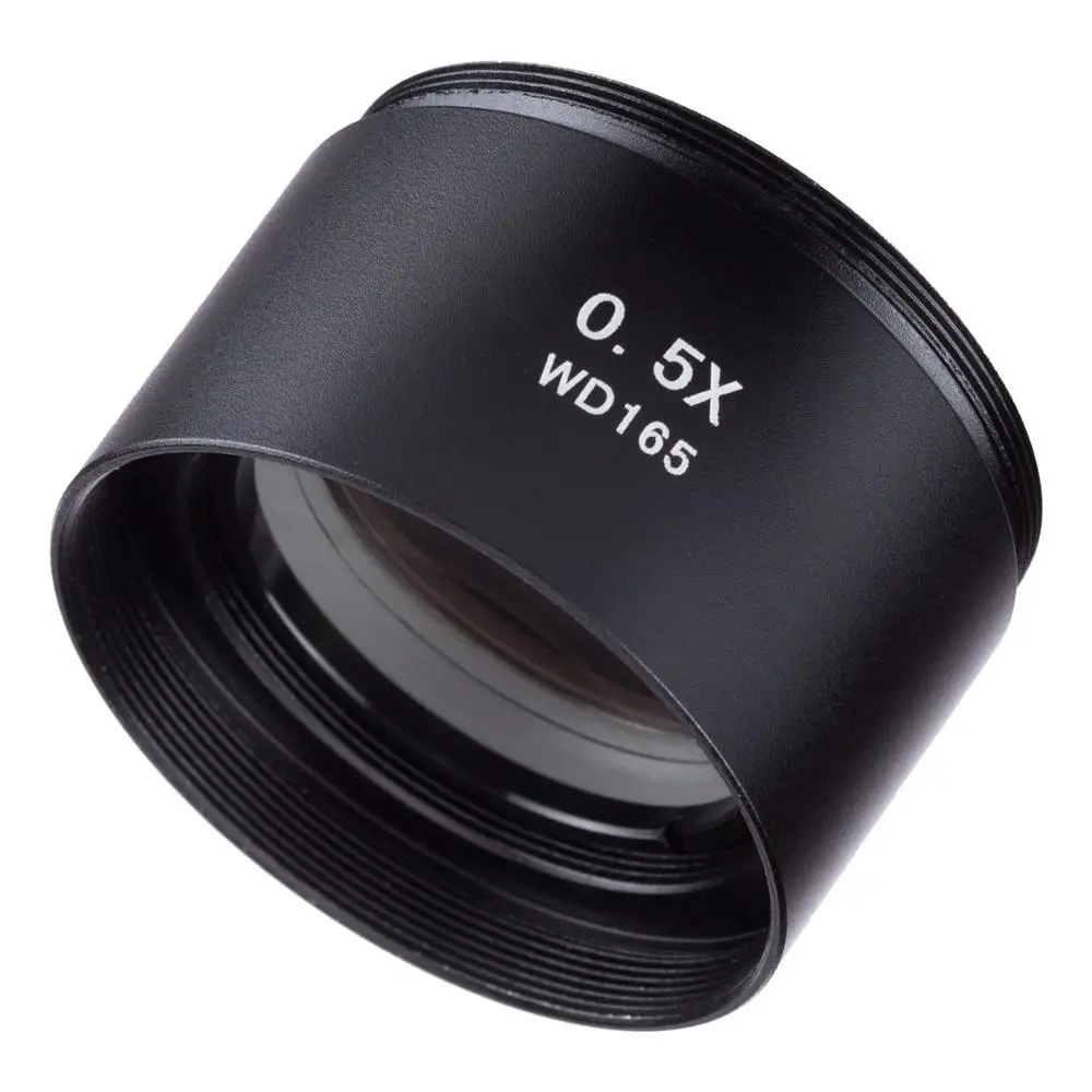 Barlow Lens -amscope Supplies 0.5x Barlow Lens For Sm Series Stereo Microscopes (48mm)