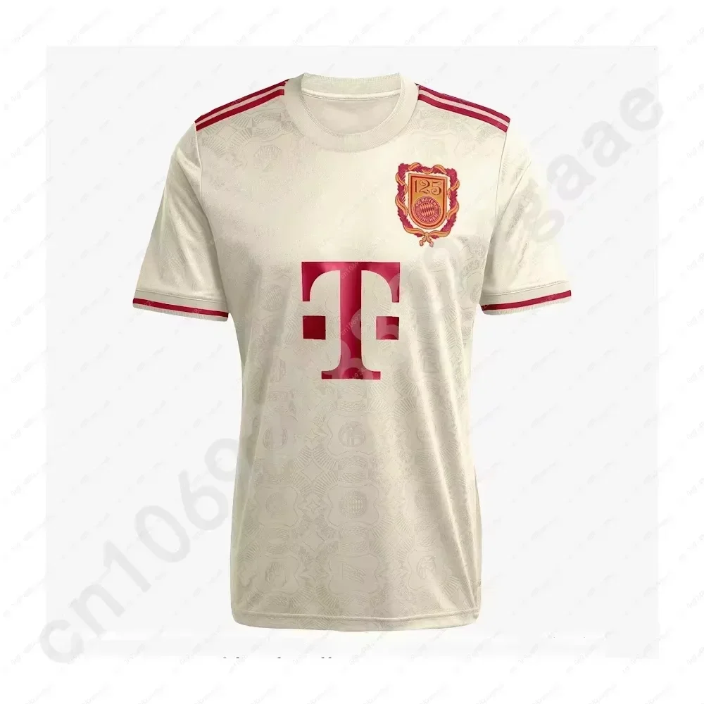 

Munich Boys Men Football Jersey Clothes Home Tee B-Bayern Soccer Shirt 125-Years Anniversary Kit Sportswear Train Team Top