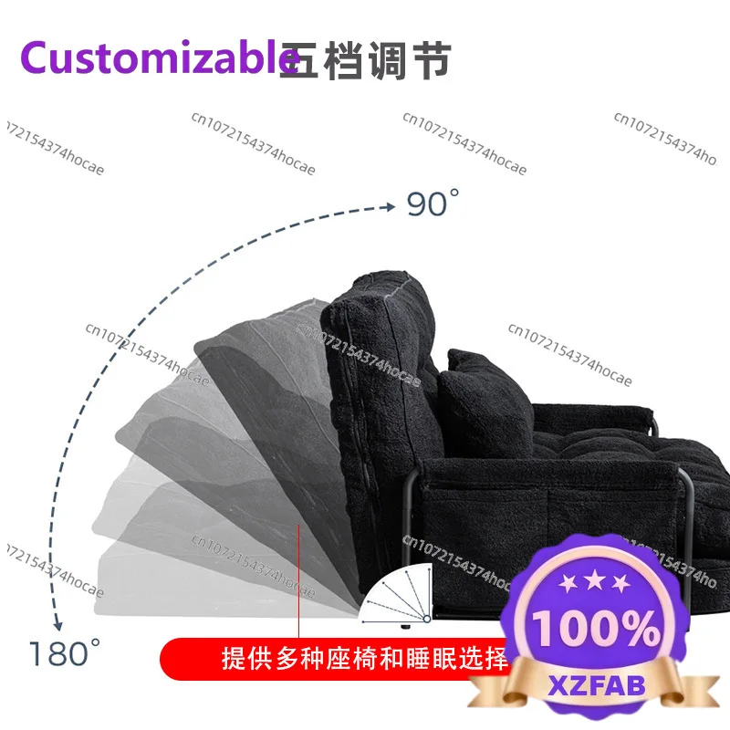 Factory Direct 2026 Top Divano letto tatami assemblato pieghevole piccolo appartamento divano in tessuto per il tempo libero sog