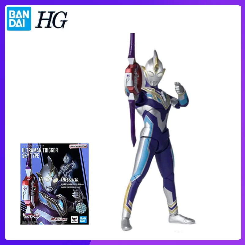 

In Stock Bandai S.H.Figuarts ULTRAMAN TRIGGER New Original Genuine Anime Figure Model Toy Boy Action Figures Collection Doll PVC