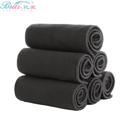 BIAI 1pc/3pcs/5pcs Five-layer Washable Bamboo Charcoal Diaper Resuable Adult Insert Diaper Durable Breathable Old Man of Diapers