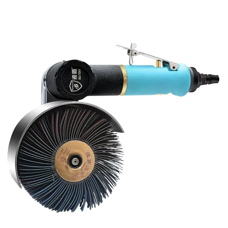 Bodun Pneumatic Sandpaper Grinder, Dual-Sided Grinder, Furniture Polishing, Round Tube Sandpaper Machine Bd-7041