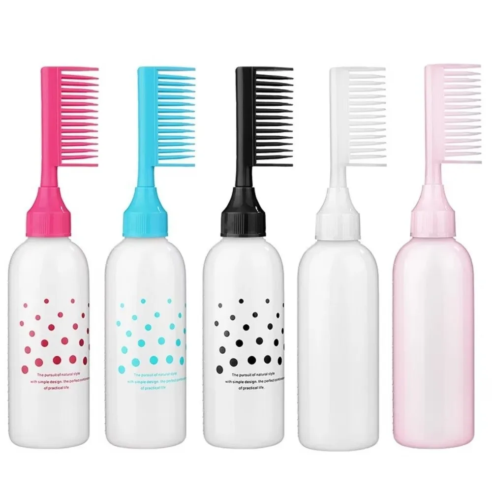 Gifts Refillable Hair Dye Bottle Large Capacity with Comb Hair Dye Styling Tools Shampoo Brush Perming Solution Bottle
