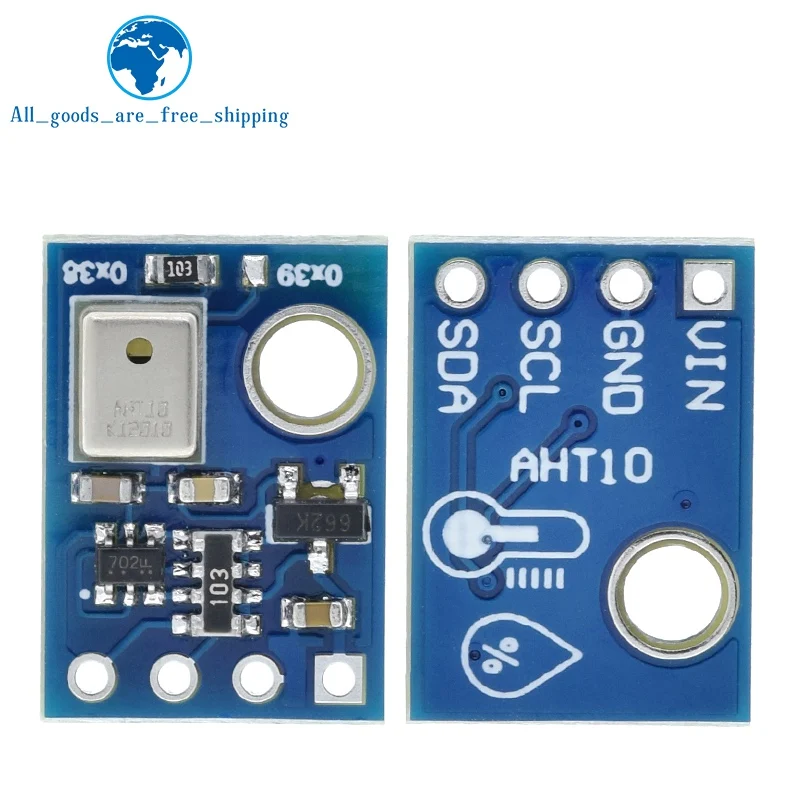 AHT10 High Precision Digital Temperature and Humidity Sensors Measurement Module I2C Communication Replace DHT11 SHT20 AM2302