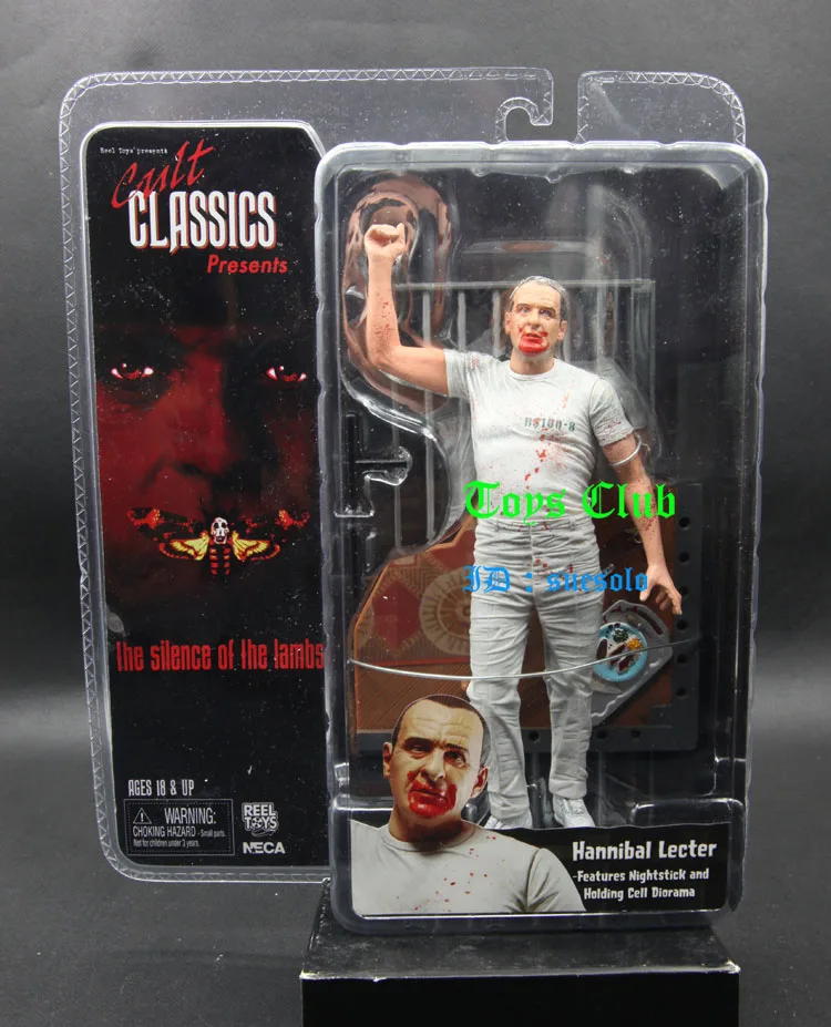 

NECA Cult Classics Terror Hall of Fame Hannibal Silence Lamb Prison Clothes Edition Gift Items for Friend Party Anime Toys