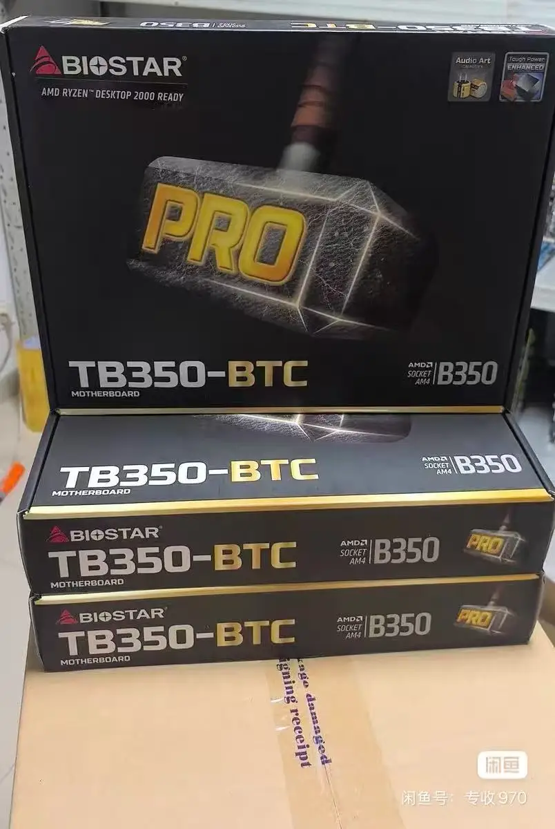 

BIOSTAR TB360-BTC PRO motherboard AM4 interface DDR4 dual channel Supports AMD Ryzen