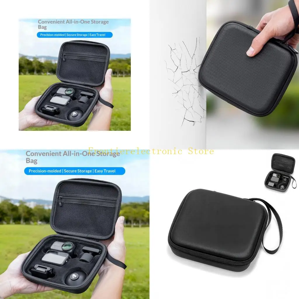 

G8DB водонепроницаемый противоударный портативный жесткий чехол для аксессуаров для камеры, сетчатый карман и мягкие отделения