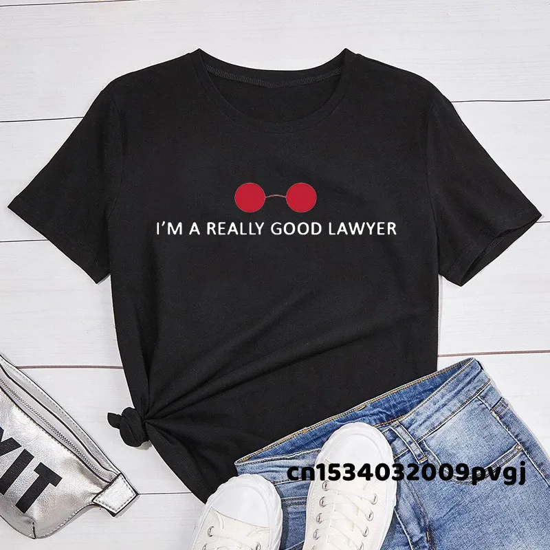 I'm A Really Good Lawyer T-shirts Women Summer 2022 Matt Murdock Daredevil Graphic T Shirts Vintage Short Sleeve Tee Shirt