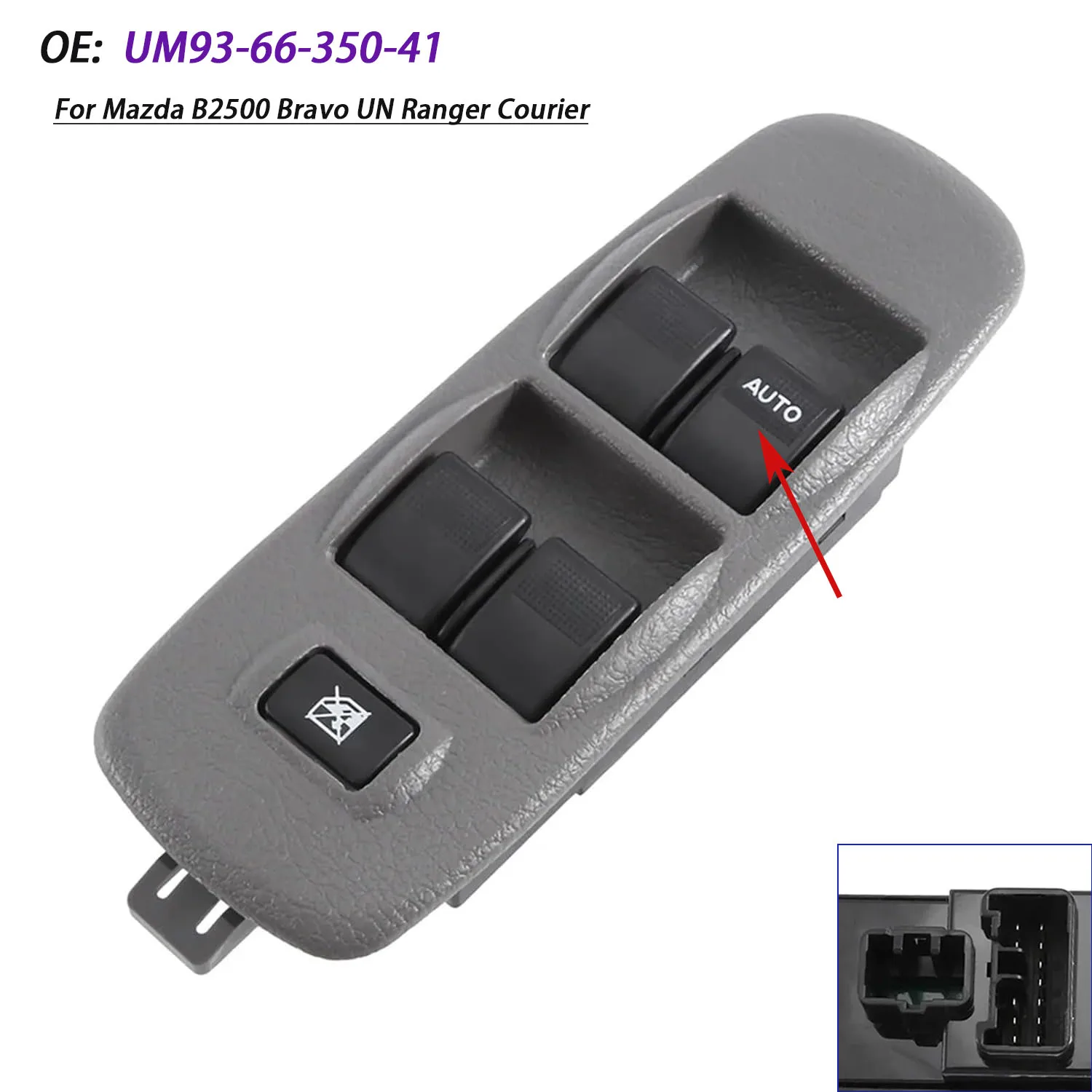 12pins For Mazda B2500 Bravo UN Ranger Courier Electric Power Car Window Switch Right Hand Drive UM93-66-350 UM93-66-350-41
