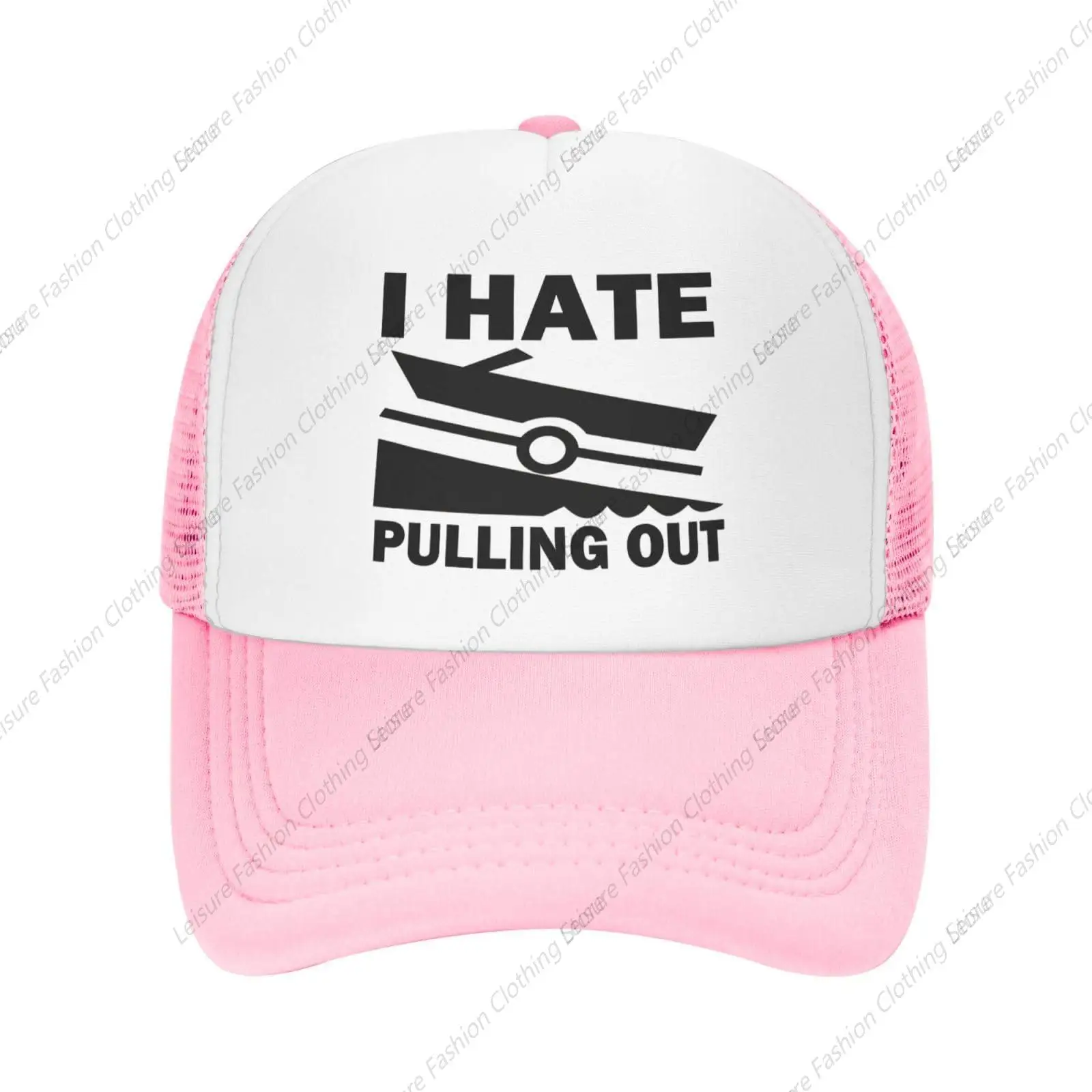 I Hate Pulling Out Trucker Hat for Men Women Boating Boat Trailer Captain Cap Funny Snap Back Hats