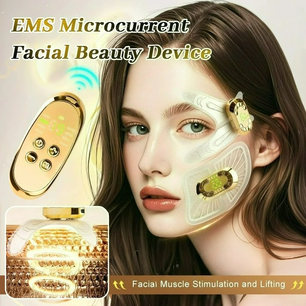 

EMS Eye Face Beauty Massage Muscle Stimulator Facial Lifting Anti-Wrinkle Reduce Dark Circles Eyes Swelling Forehead Care Device