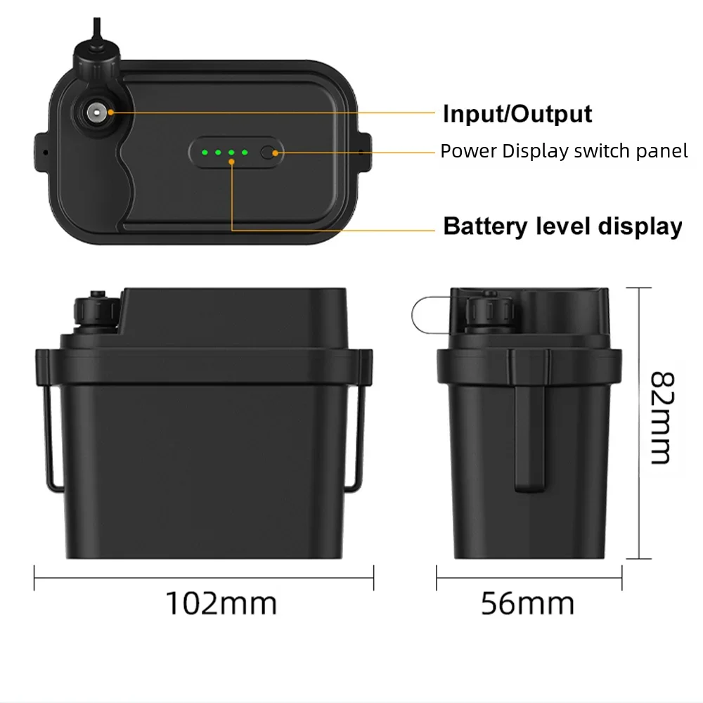 12V zewnętrzna wodoodporna bateria litowa 24V o dużej pojemności IP67 do oświetlenia wędkarskiego lampa rowerowa głośnik bluetooth akumulator 18650