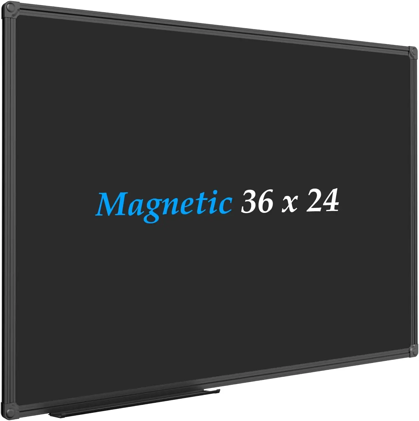 

Магнитная доска для письма мелом 36x24 дюйма с алюминиевой рамой и лотком для маркеров для офиса, дома и школы
