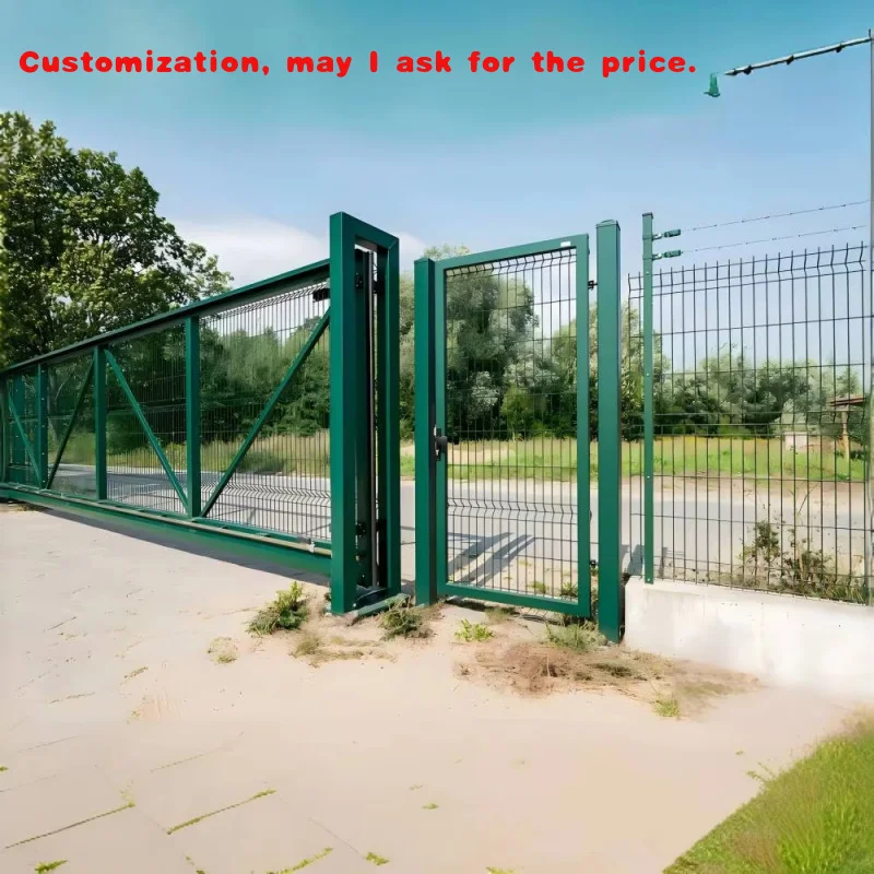 custom.Cantilever Metal Slide Main Door Gate Garden Automatic Motor Slide Driveway Sliding Iron Gate House
