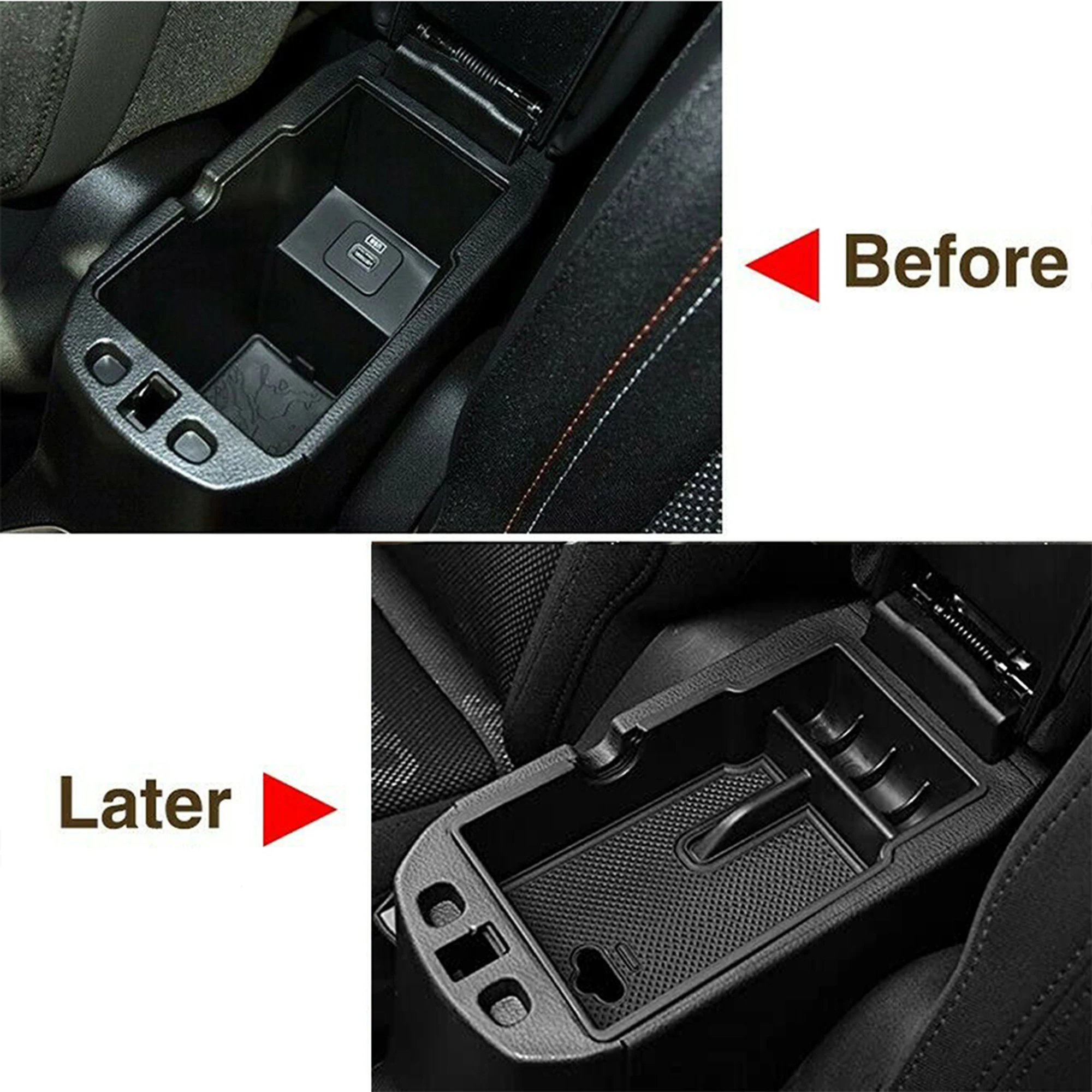 

ABS Car Center Armrest Storage Box Container Stowing Glove Box for Jeep Renegade 2014 - 2021 Car Accessories