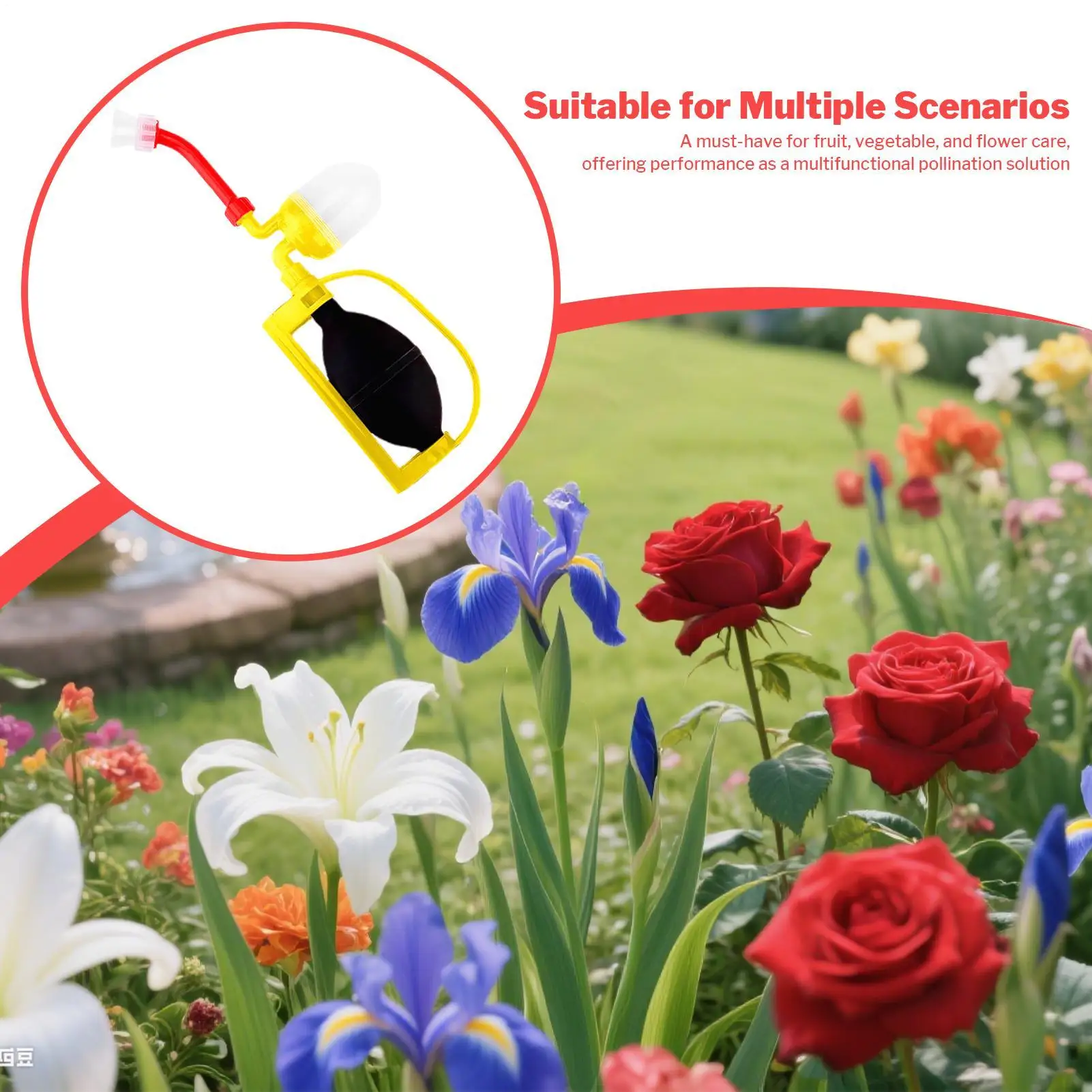 Manual Flower Pollination Kit Garden Artificial Pollinator Pollination Stick Gardening Tool For Cultivation Flower Research