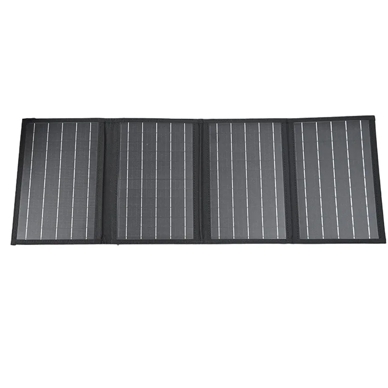 Nuovo dispositivo di ricarica solare portatile Dispositivo di ricarica per piastra a celle solari pieghevole da 40 W per escursioni in campeggio