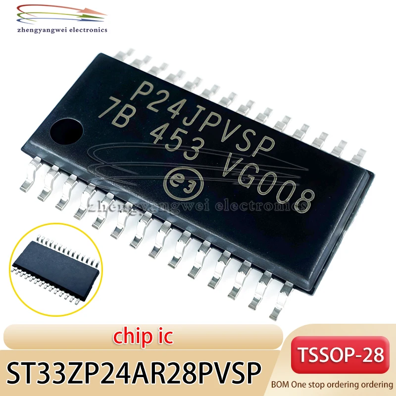 5PCS ST33ZP24AR28PVSP code P24JPVSP TSSOP28 computer management chip
