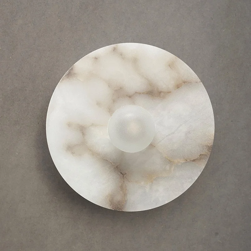 Marble Wall Sconce, Living Room Sofa Background Wall Light, Bedroom Headboard Wall Lamp, Nordic Stairway Hallway Corridor Light