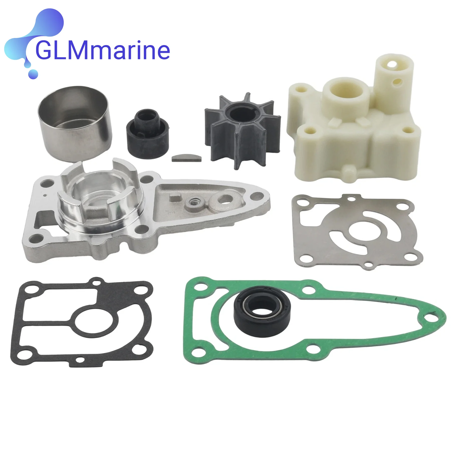 46-8M0122064 Water Pump Repair Kit Fits Mercury 4 Stroke EFI 9.9 10 15 20 HP Outboard Engines 8M0135821 8M0137849 8M0134484