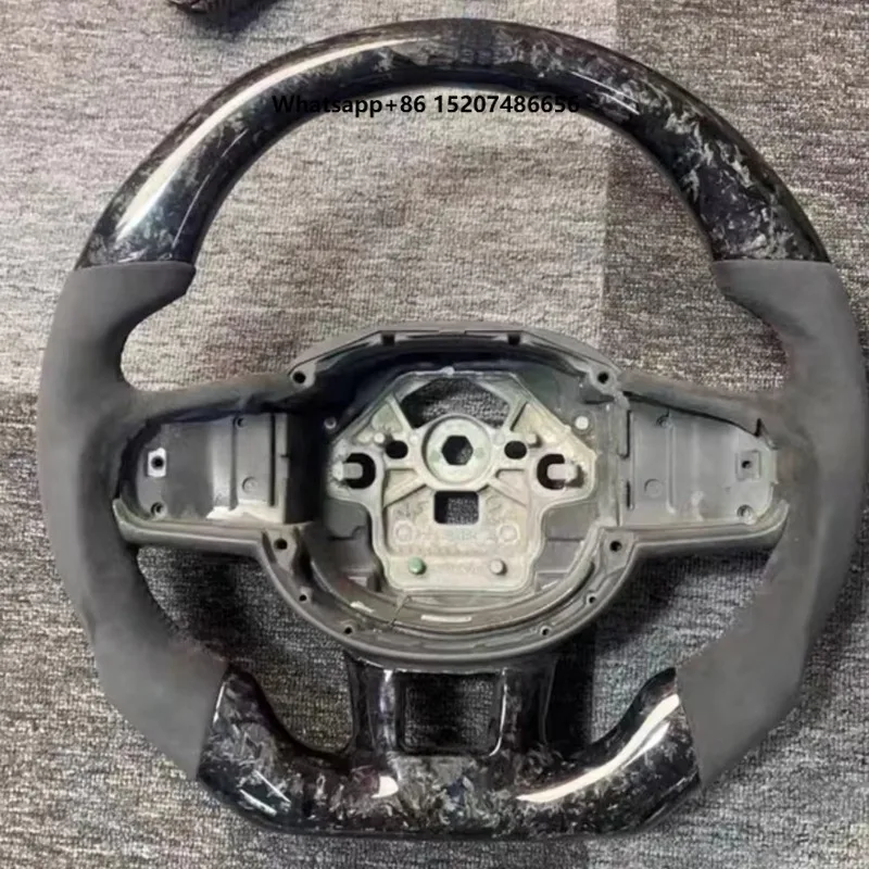 Direct Sale Carbon Fiber Racing Style Steering Wheel for  XC60 XC90 Steering Wheel Modification Custom in Black Color