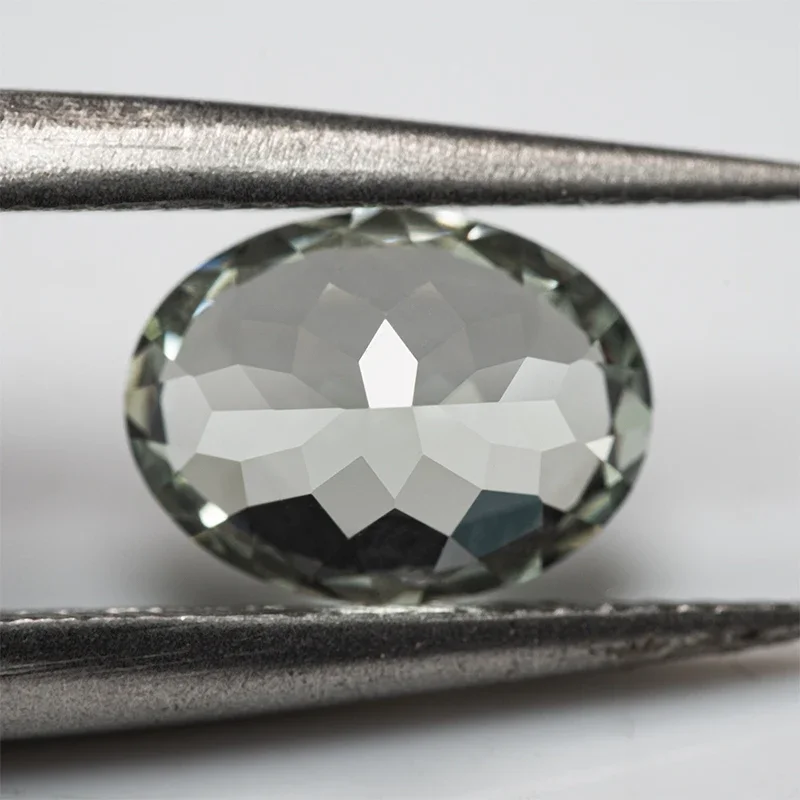 Lab Grown Sapphire Selectable AGL Certificate VVS1 Oval Cut Green Bule Color Charm Diy Advanced Jewelry Making Materials