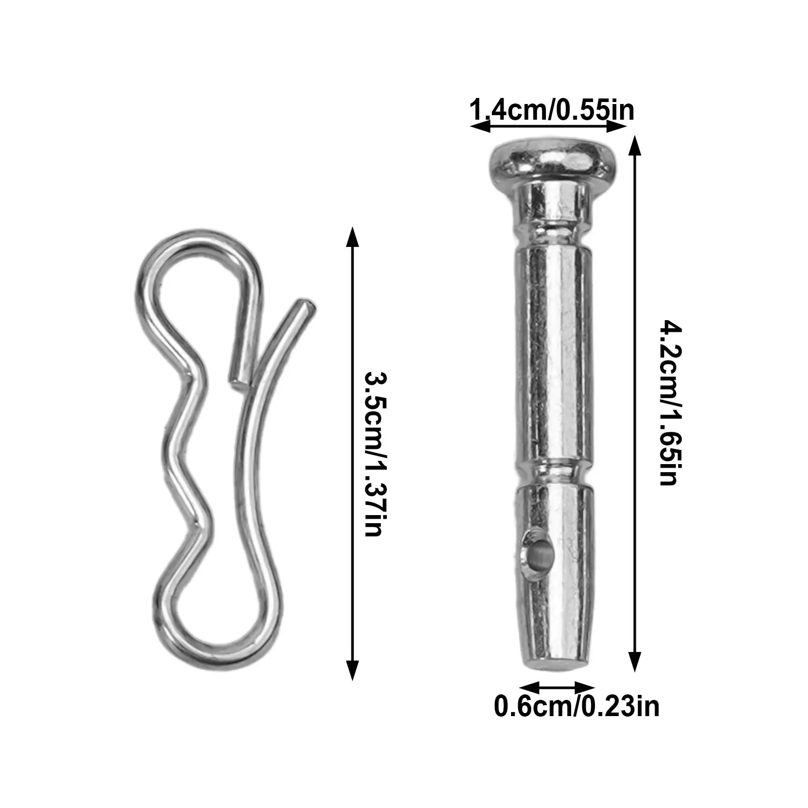 Shear Pins & Cotter Pins Set of 20 for Snowblowers OEM #738 04124A Suitable for Tough Conditions Reliable Metal Components