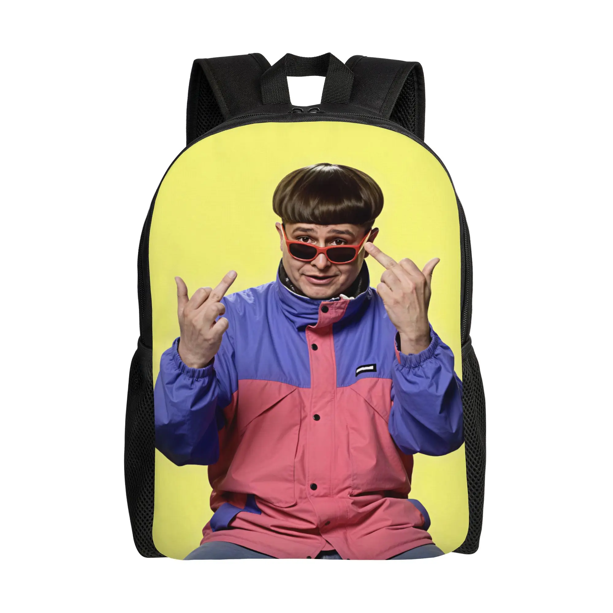 Oliver Tree Double Middle Finger Meme Backpack  College Backpacks Men Fashion School Bags Design Large Rucksack