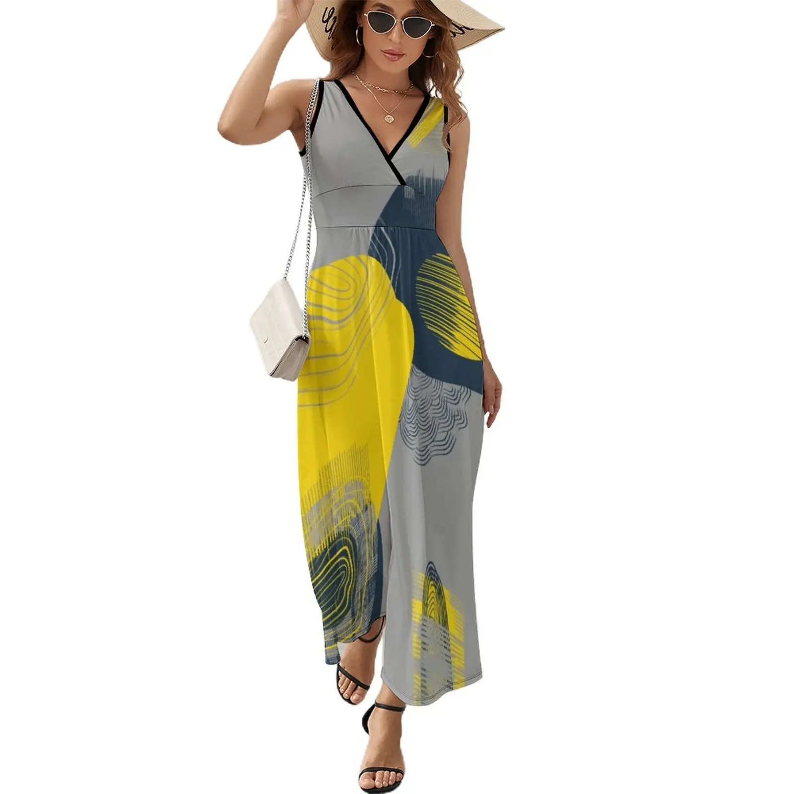 

Colour and pattern - Abstract 2 Sleeveless Dress women's summer dresses 2023 beach dresses