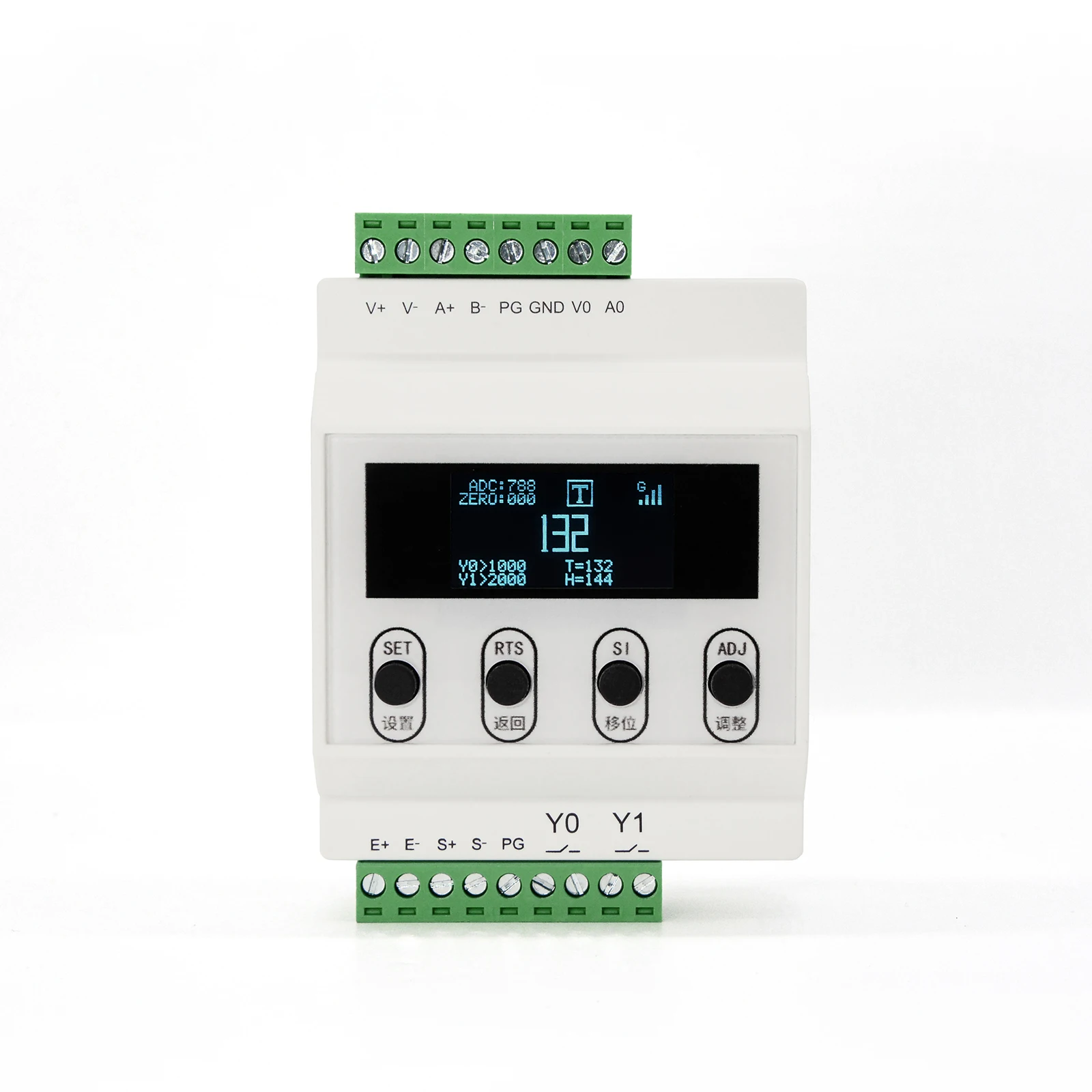 Indicator display+Mini Type S portable pressure sensor for tension test, compression force, pressure, weight measurement