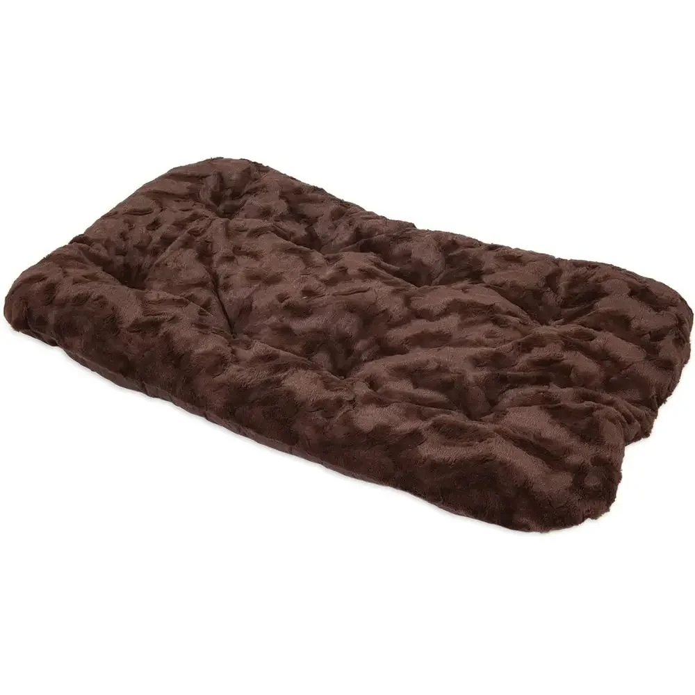

Brown Comforter Crate Mat or 48 Inch Wire Dog Crate