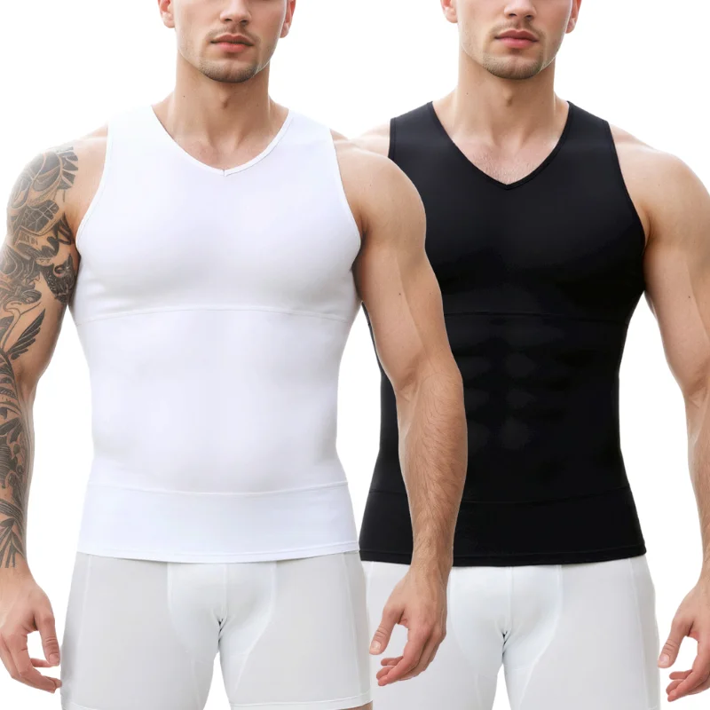 colete-modelador-masculino-com-decote-em-v-camisa-justa-com-controle-de-tecido-de-duas-camadas-para-barriga-colete-slim-fit-para-exercicios-fisicos