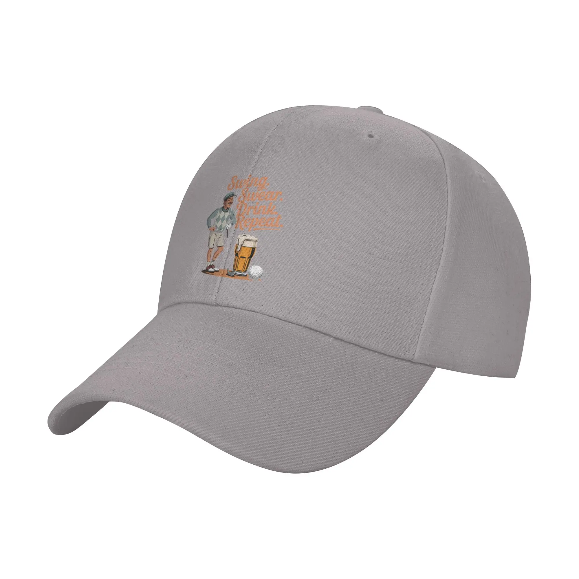 Drink Beer Golf Player Trendy Baseball Cap City Sightseeing Easy Clean Headwear