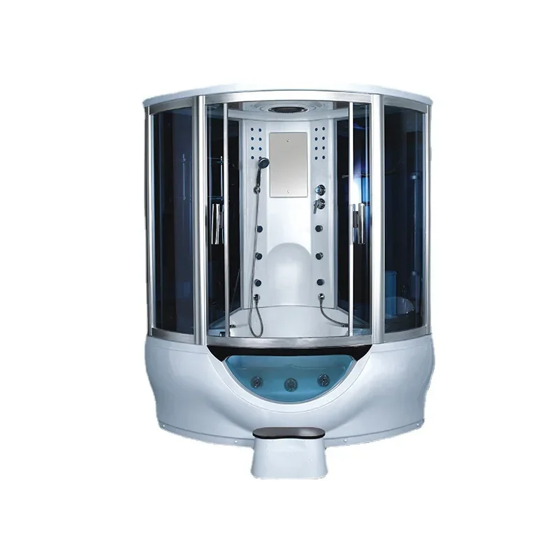 Separate adult shower room with pedals Steam room integrated