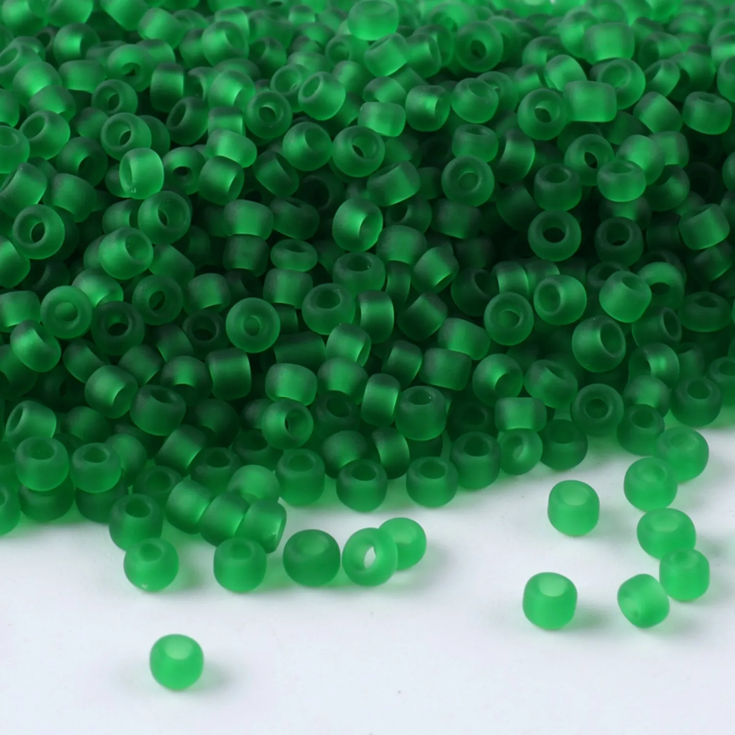 Hochwertige transparente matte Farbperlen CJ 11/0, 10g/Tube, geeignet für alle Arten von DIY-Bastelarbeiten usw. – Detail 15