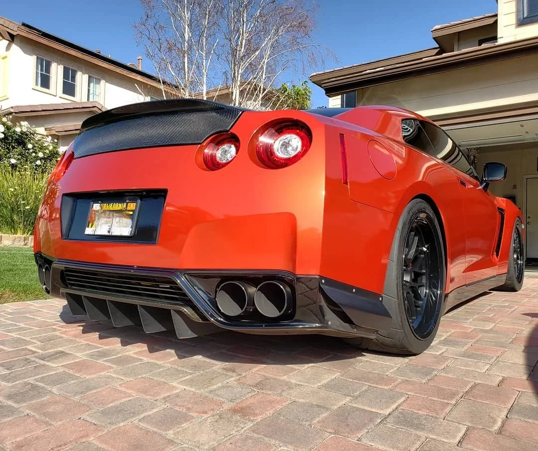 High Level Material Carbon Fiber Duckbill Gtr R35 Trunk hood Lid For Gtr R35