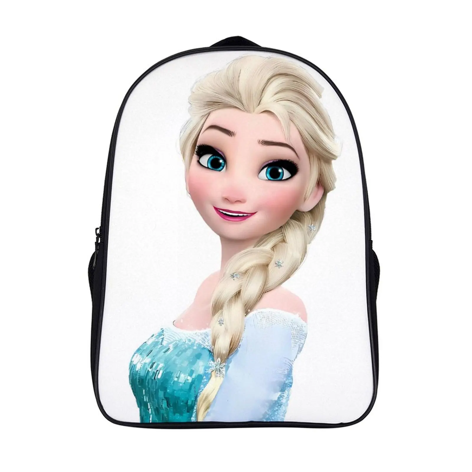 

Cartoon Disney Princess Elsa Fashion Student's Backpack School Bag 16 Inch 2 Compartment Backpack Student Schoolbag