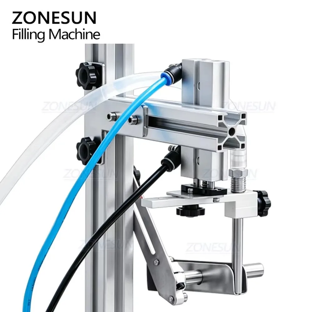 Desktop Pneumatic Single Head Magnetic Pump Automatic Bottle Quantitative Liquid Filling Machine for Small Business
