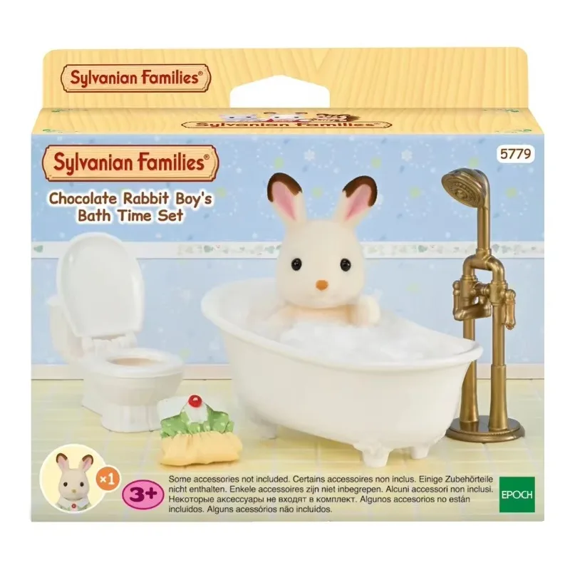 Sylvanian Families-Juego de habitación para niños, muebles de cocina, bicicleta, figuras de Anime, juguetes flocados, regalos, decoración de habitación