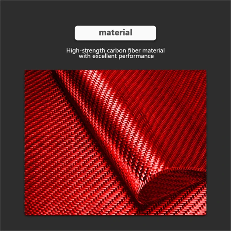 For BMW MINI Cooper R55 R56 R57 2007 2008 2009 2010 Carbon Fiber Red Stickers Car Accessories Interior Decorative Strips