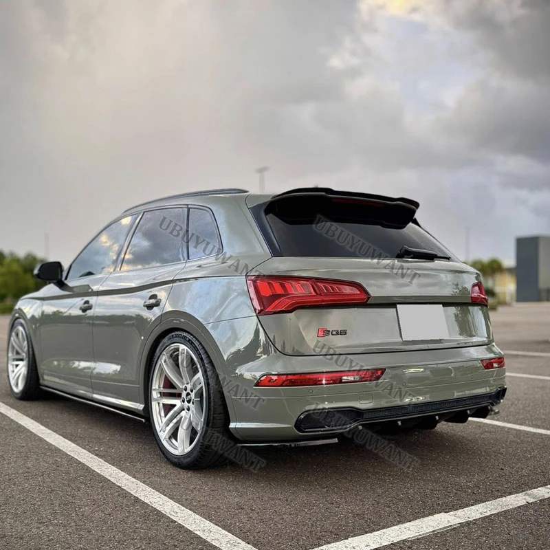 Für Audi SQ5/Q5 S-line Mk 2 2017-2024 MAXTON Stil ABS Kunststoff Leistung stamm Highkick stamm Spoiler Flügel