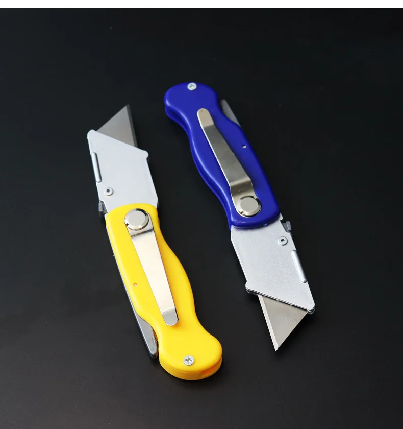 سكين قطع الورق الكبير القابل للطي، سكين فتح علبة، سكين القطع السريع، سكين ورق الحائط، سكين فني عالي التحمل #3