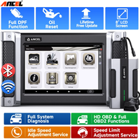 ANCEL HD8000 OBD2 Scanner Diesel HD Heavy Duty Truck Diagnostic Tool Code Reader DPF Regen Oil Reset OBD2 Diagnostic Tool