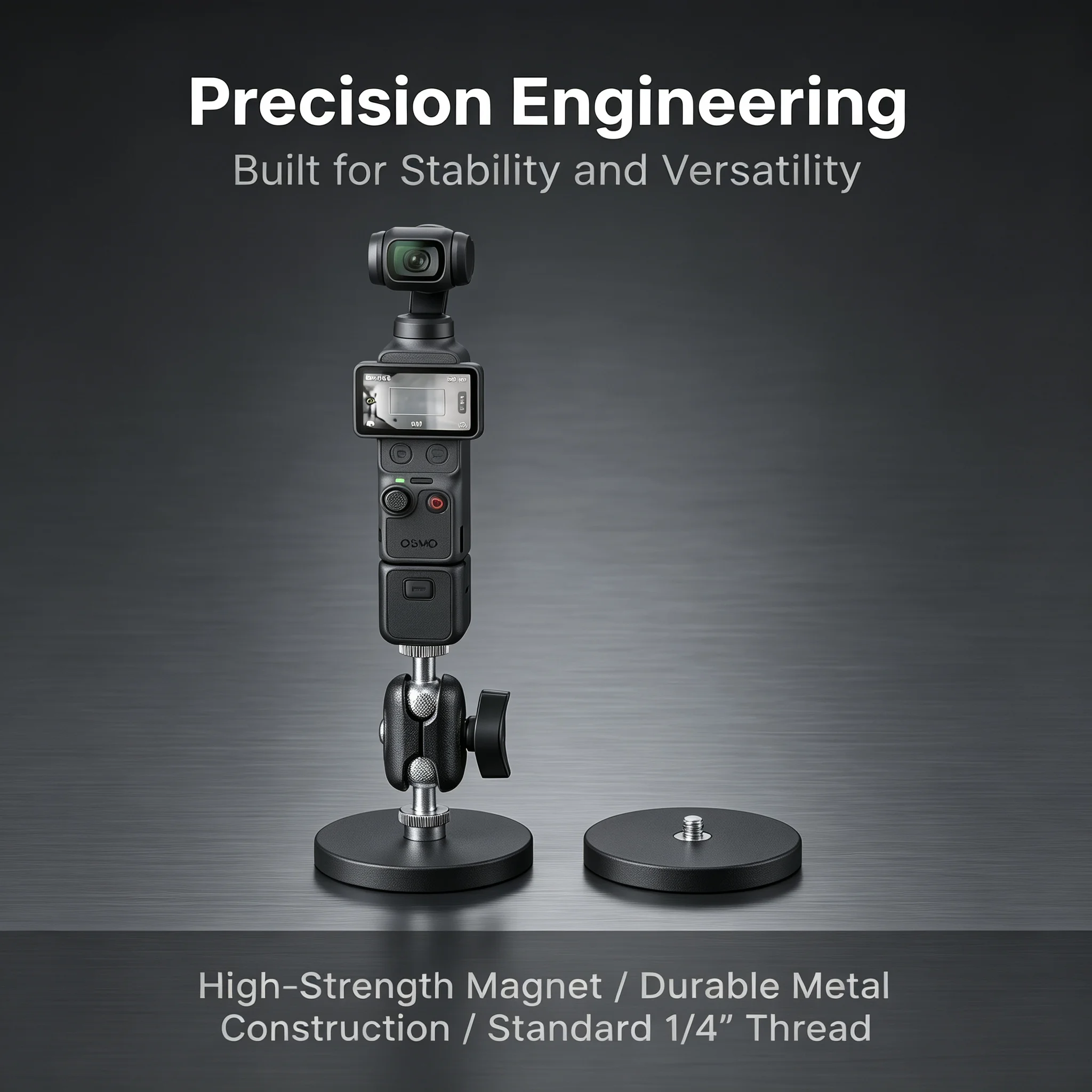 Magnetic Suction Bracket Base Universal Action Camera Holder Magnetic Absorption Mount Stand For DJI Osmo Nano 360 Action 6 5 4