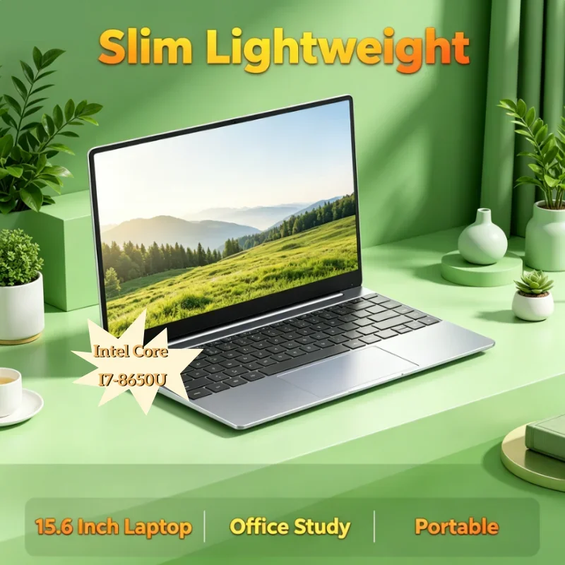 

2TB M.2 SSD 2026 New Ultra Slim 15.6" Laptop Intel Core I7-8650U 32GB RAM Windows 11 Pro Office & Study